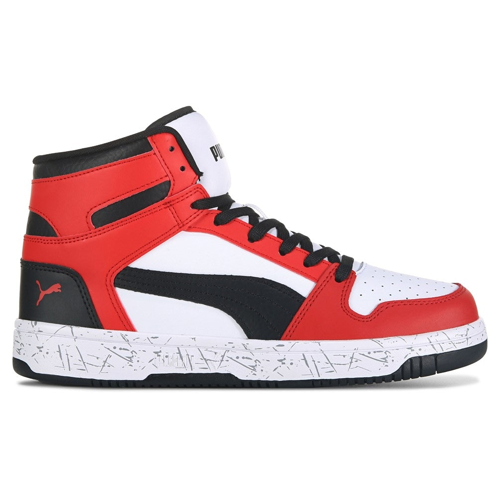 Rebound Layup Puma Men's High Top Sneakers, Red