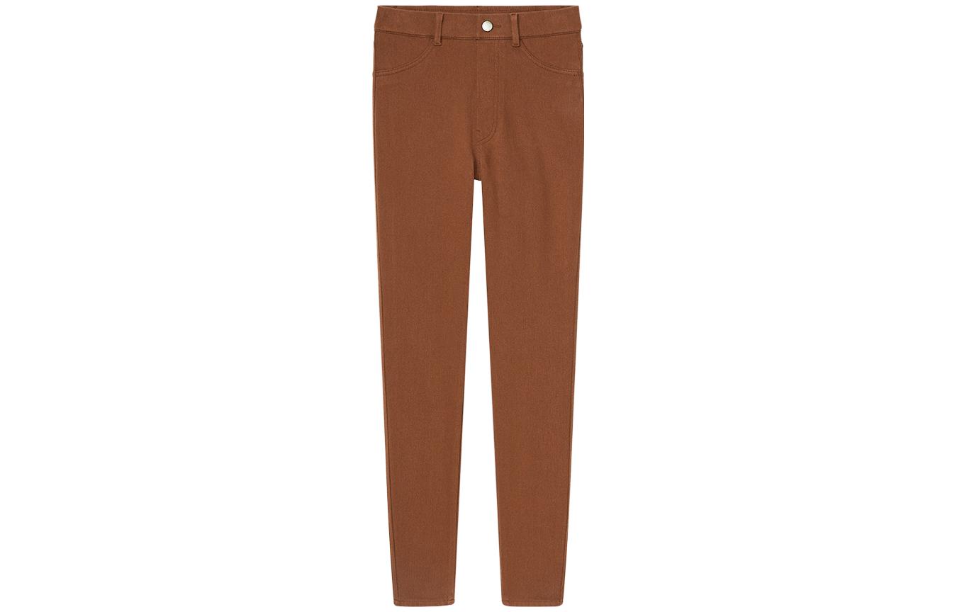 Casual pants women brown Uniqlo