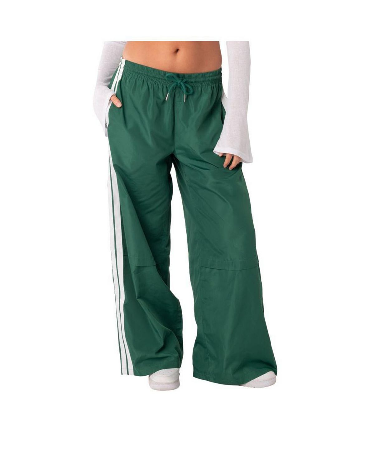 Women's sports pants Fauna Edited, green