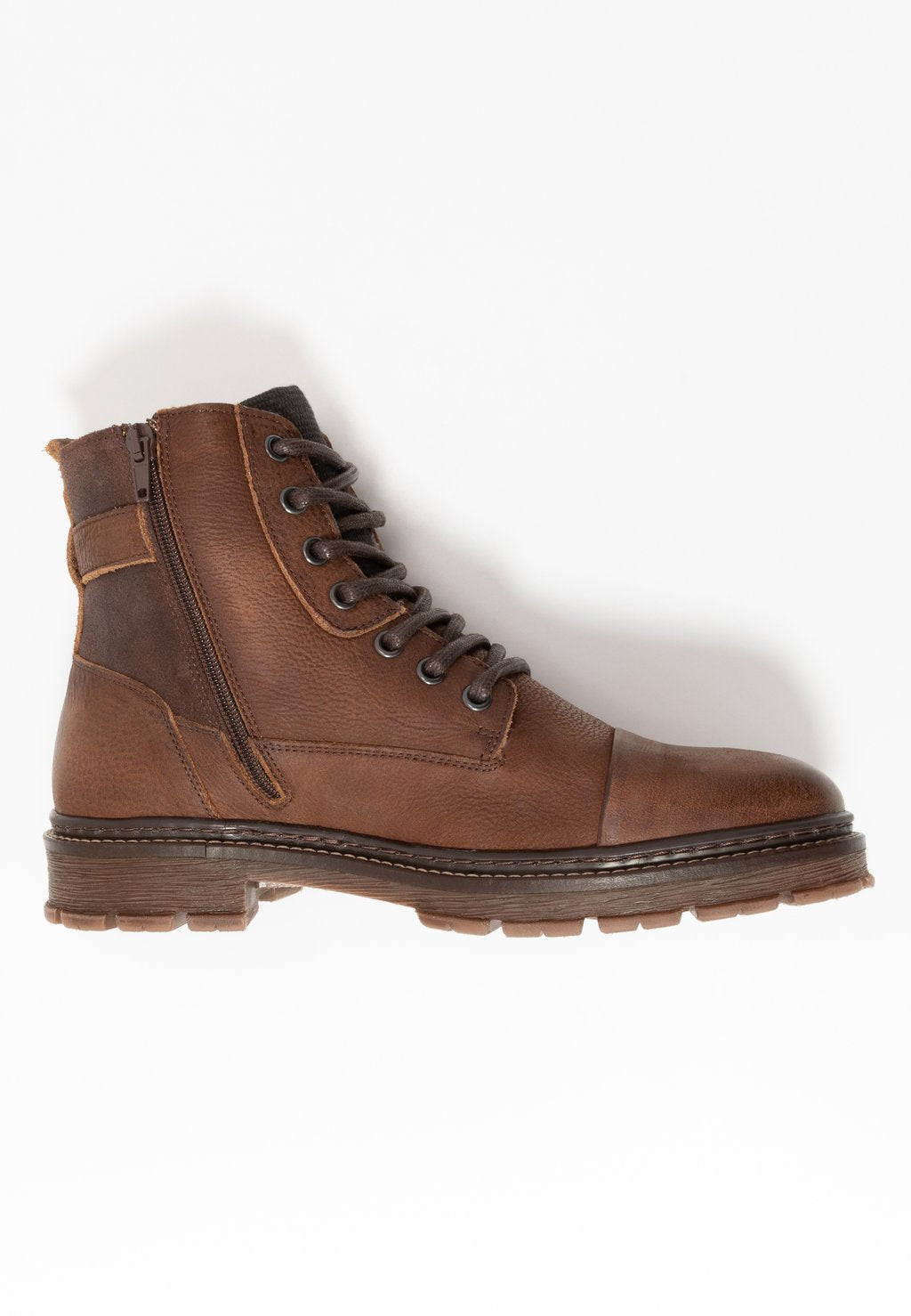 Bullboxer lace-up boots, brown