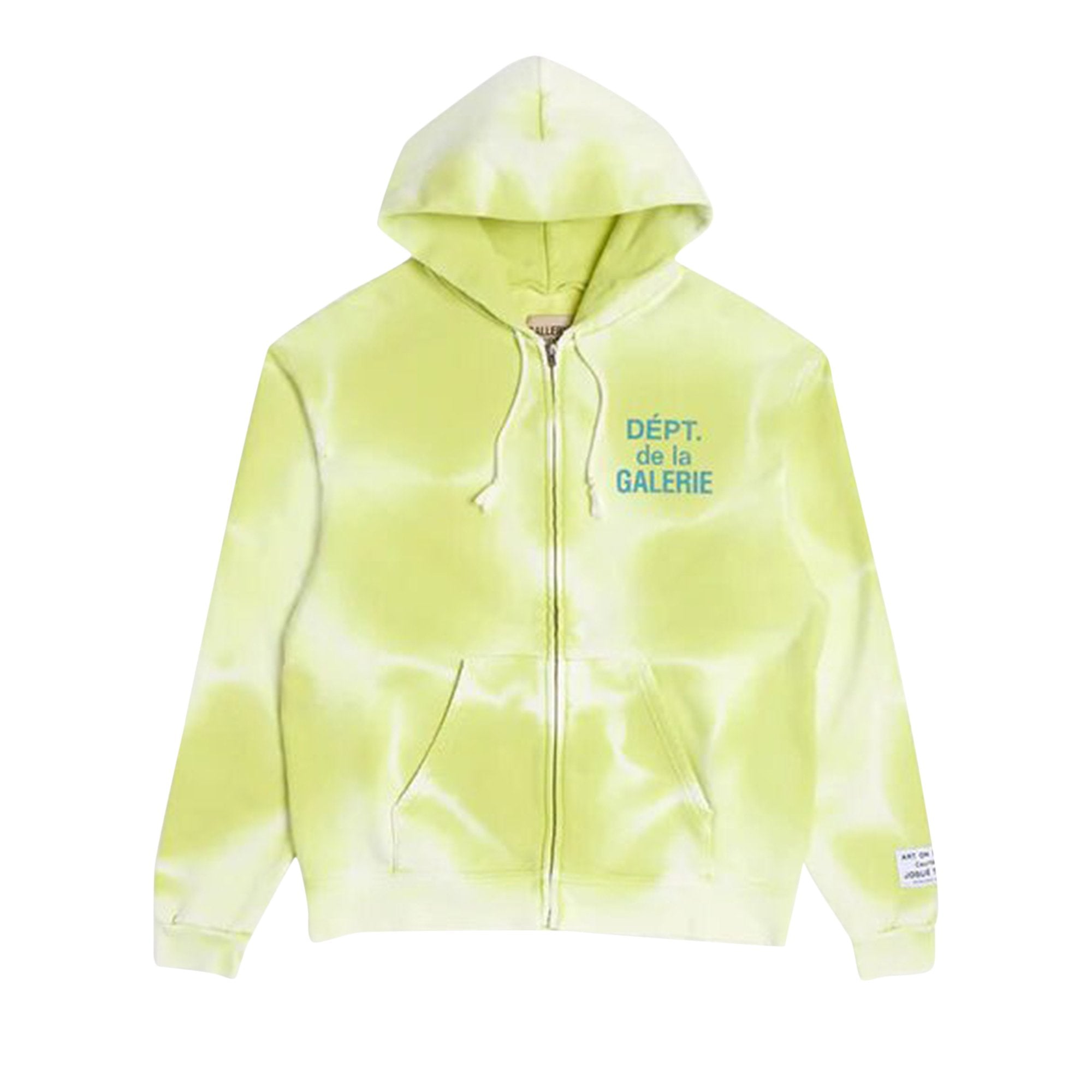 Gallery Department, French Zip Sweatshirt Lime Green