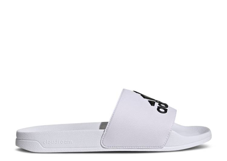 Adidas ADILETTE SHOWER SLIDE 'WHITE BLACK' sneakers, white