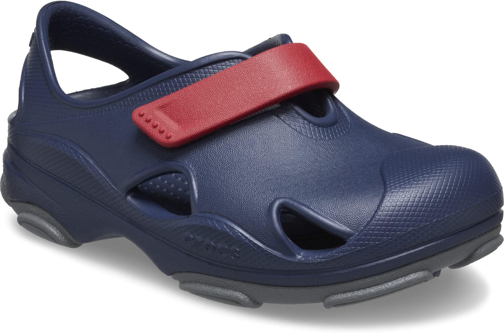 All Terrain Fisherman Sandal Crocs, Navy/Pepper