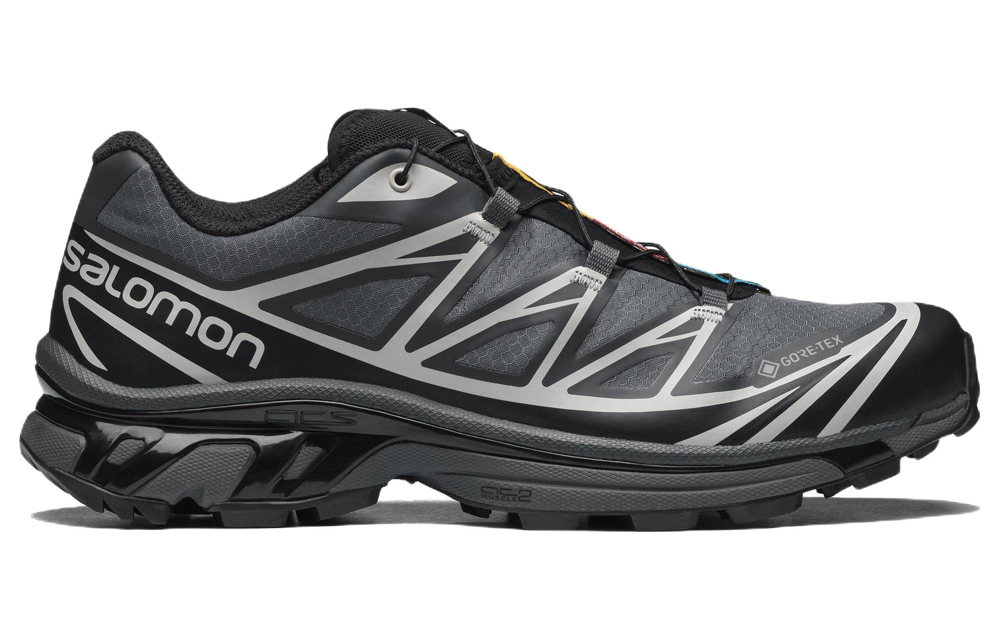 SALOMON XT-6 Gore-Tex Black Lunar Rock Sneakers