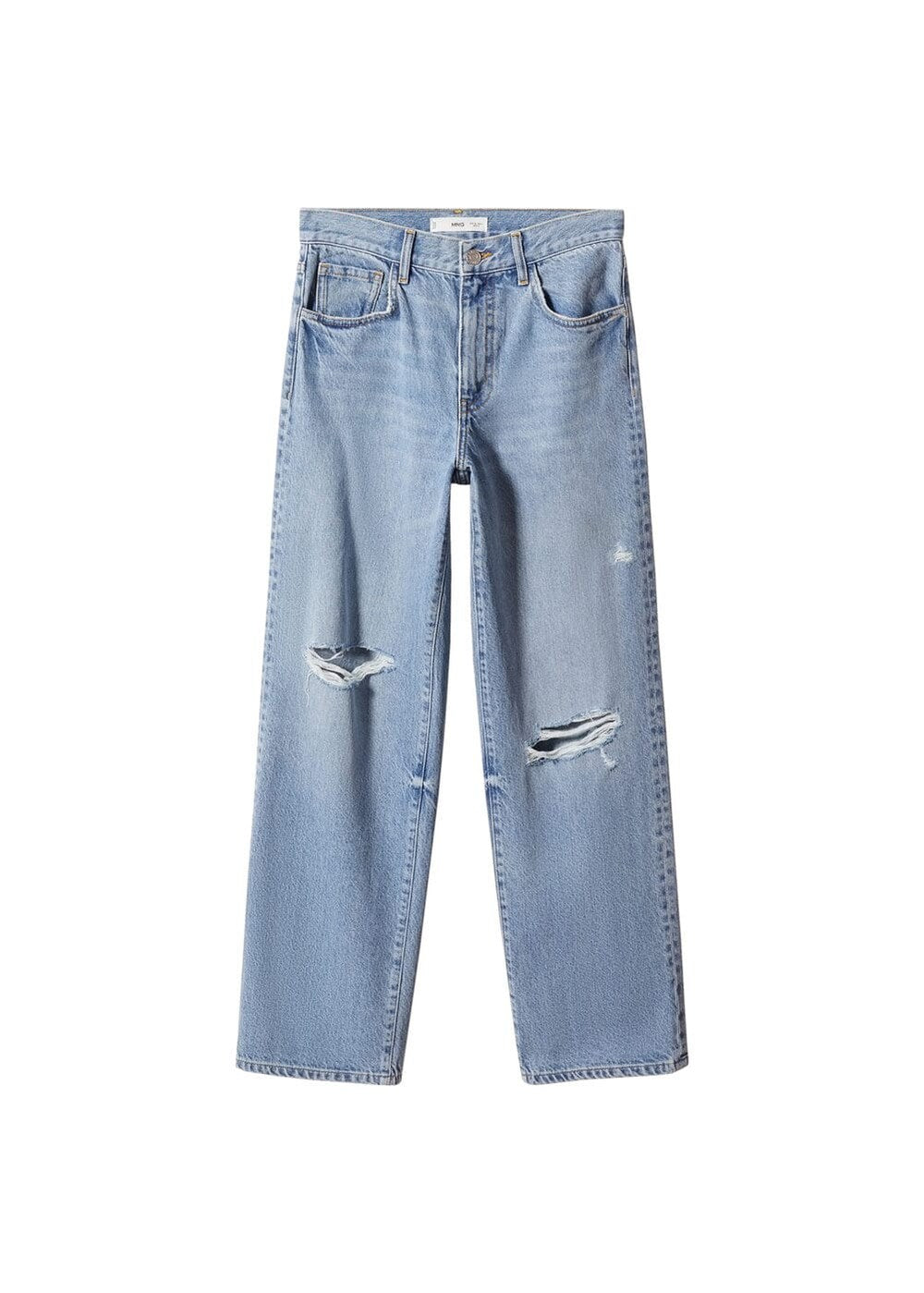 Mango Kathy Regular Jeans, Light Blue