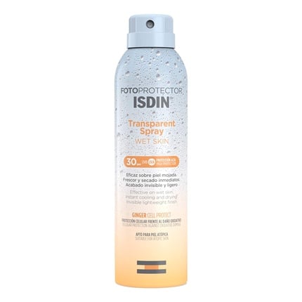 ISDIN Fotoprotector Transparent spray for damp skin SPF30 Body protection 250ml