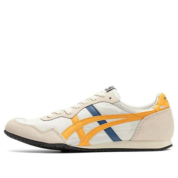 حذاء Onitsuka Tiger Serrano باللون الأصفر الكريمي، بيج