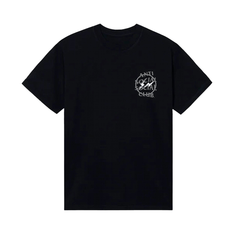 Anti Social Social Club x Fragment Half Tone 'Black/Grey' T-Shirt, black