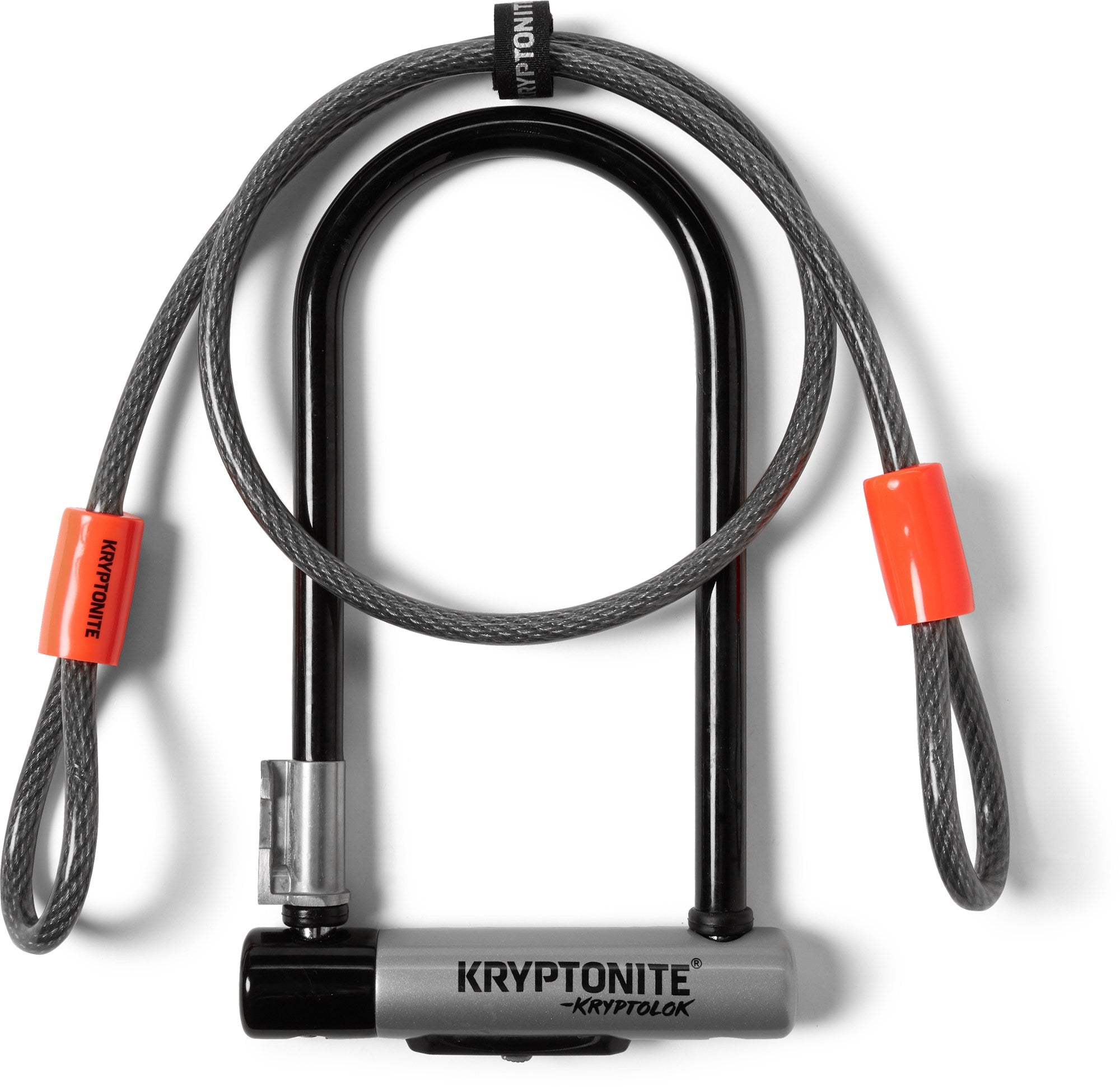 New-U KryptoLok Standard U-Lock with Kryptonite Cable