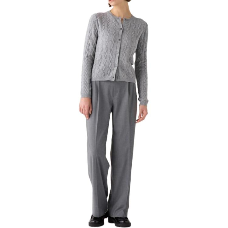 Women's knitwear gray Uniqlo