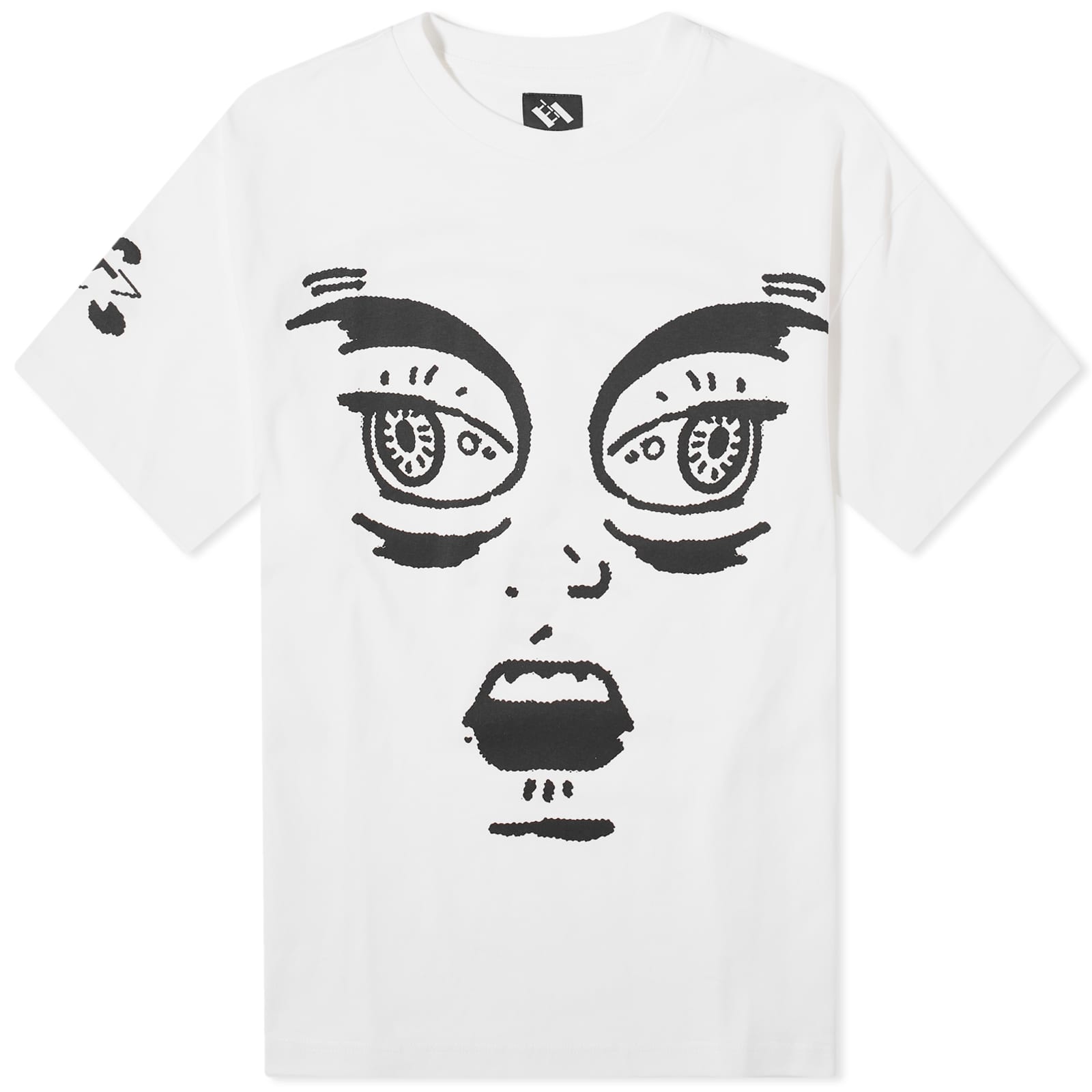 The Trilogy Tapes Face T-shirt, white