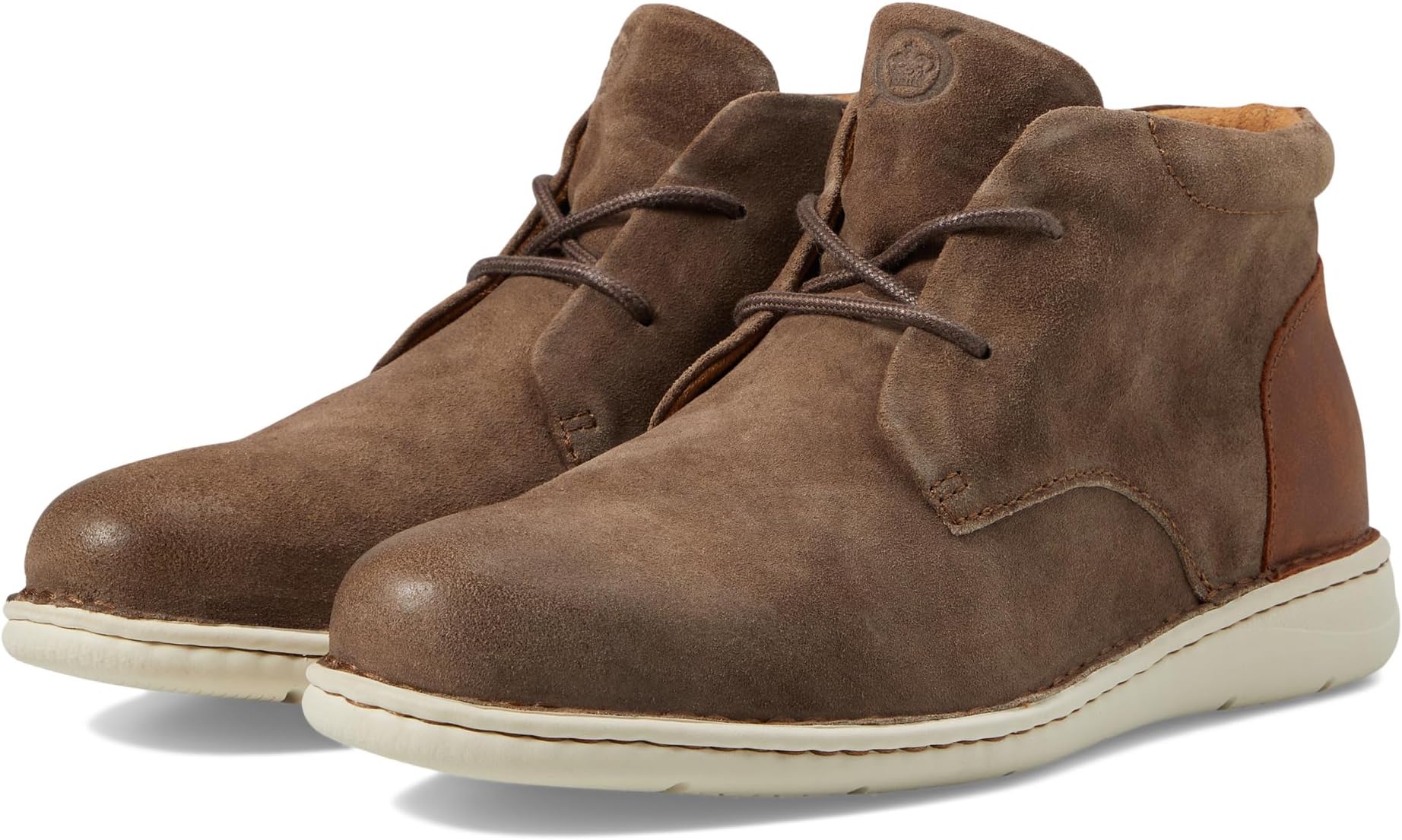 Theo Born Boots, Taupe/Brown Distressed