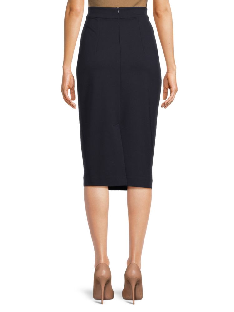 Tommy Hilfiger Midi Pencil Skirt, Black