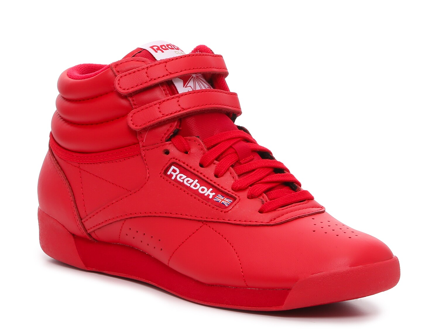 Reebok Freestyle Hi High Sneakers, Red