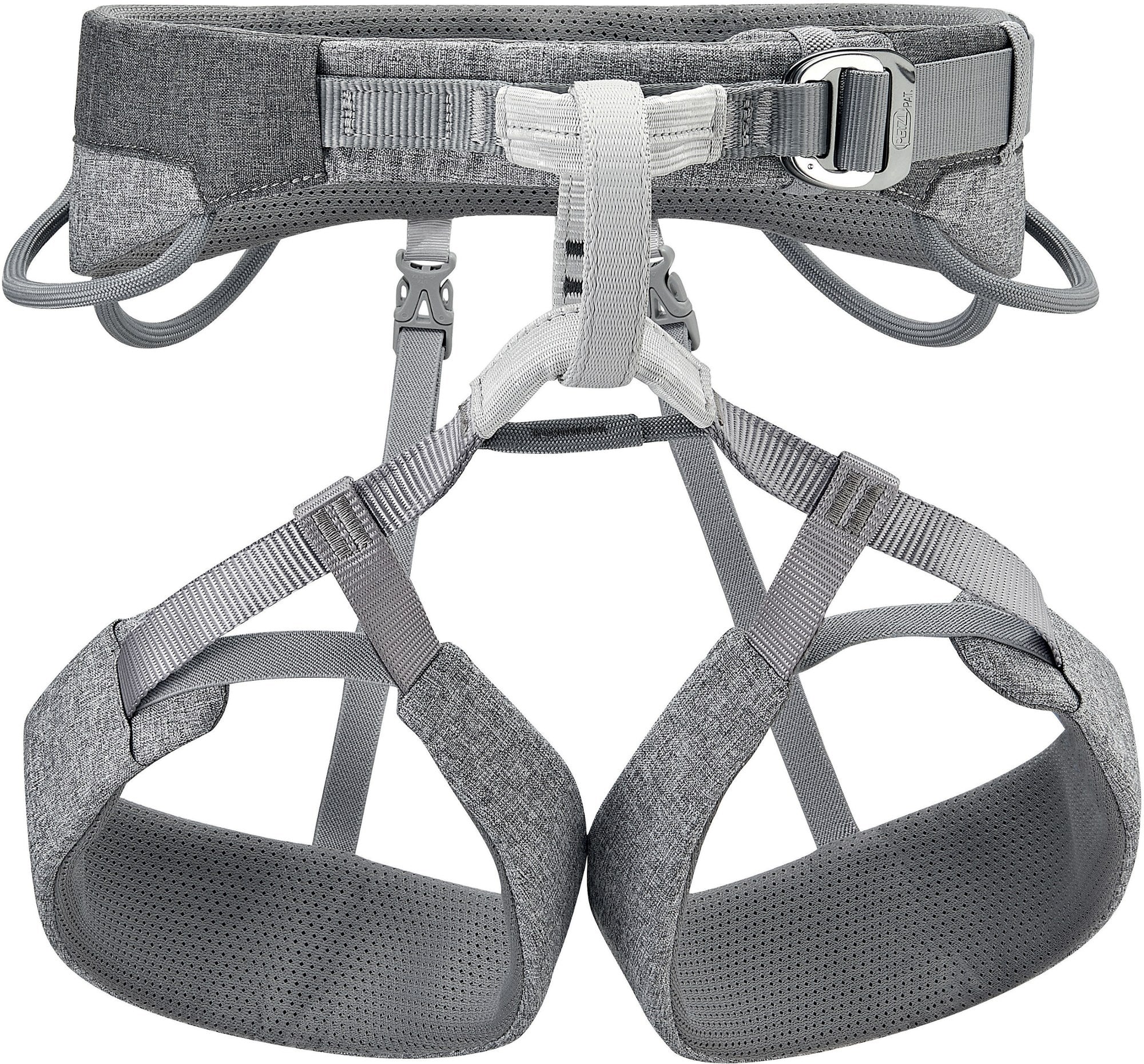 The harness itself is Men's Petzl, gray