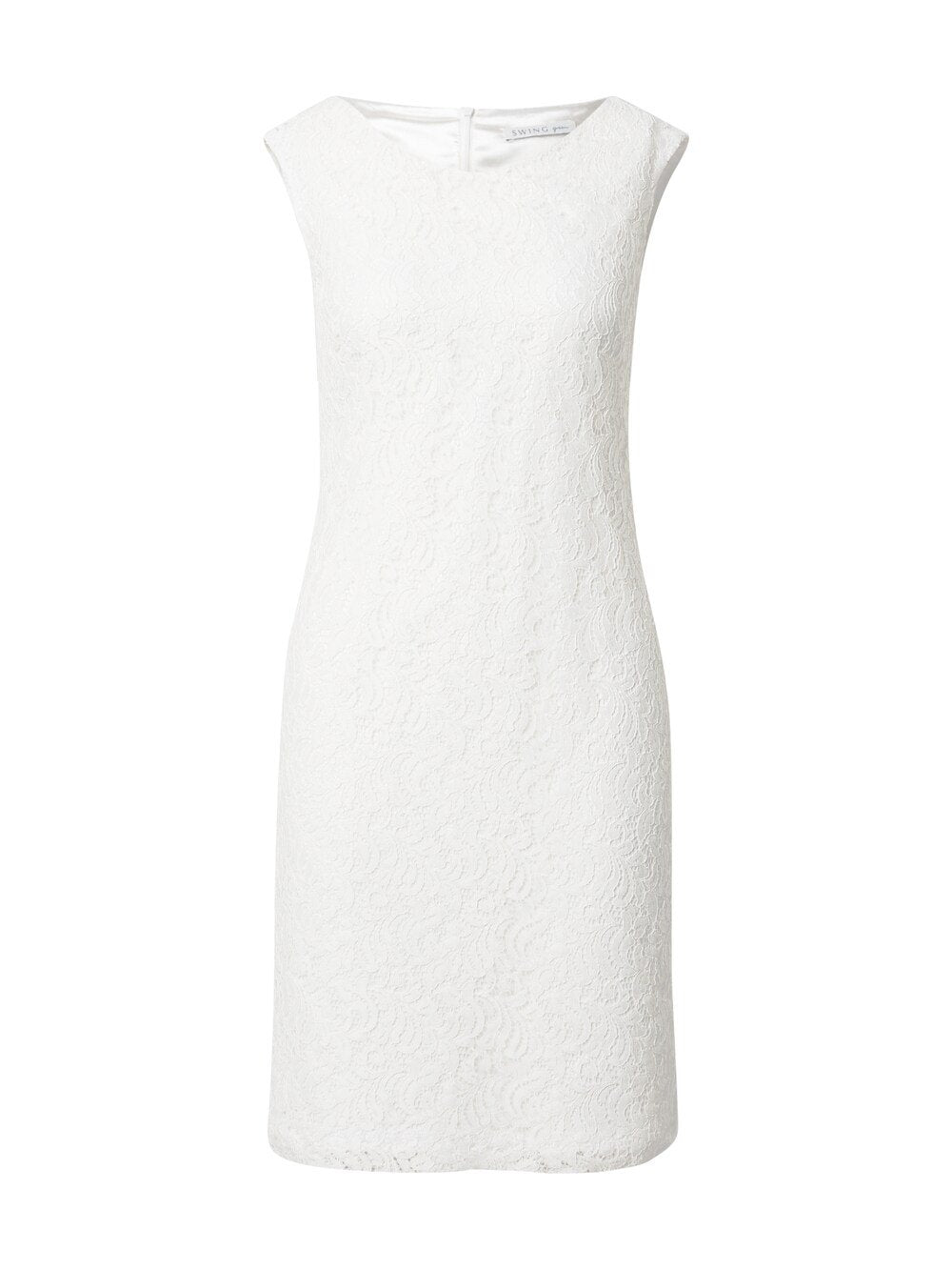 Swing cocktail dress, white