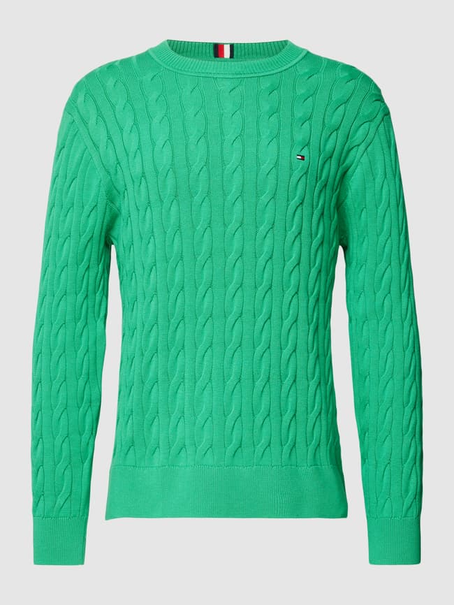 Tommy Hilfiger Cable Knit Sweater, Green