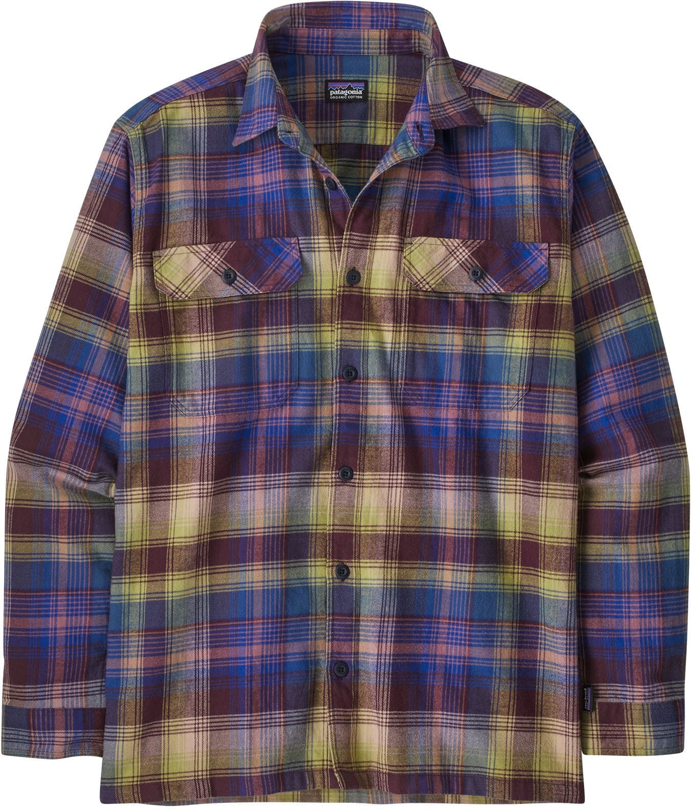 Fjord Long Sleeve Mid Weight Flannel Shirt - Men's Patagonia violet