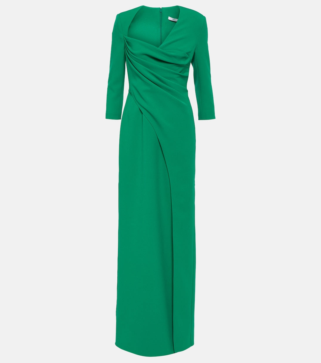 Ayanna dress in Safiyaa crepe, green