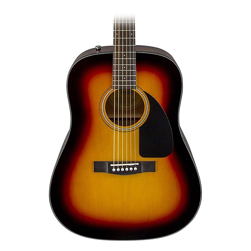 جيتار أكوستيك Fender CD-60 من خشب التنوب/الماهوجني Dreadnought - Sunburst