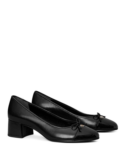 Tory Burch Women's Bow High Heel Flats Black