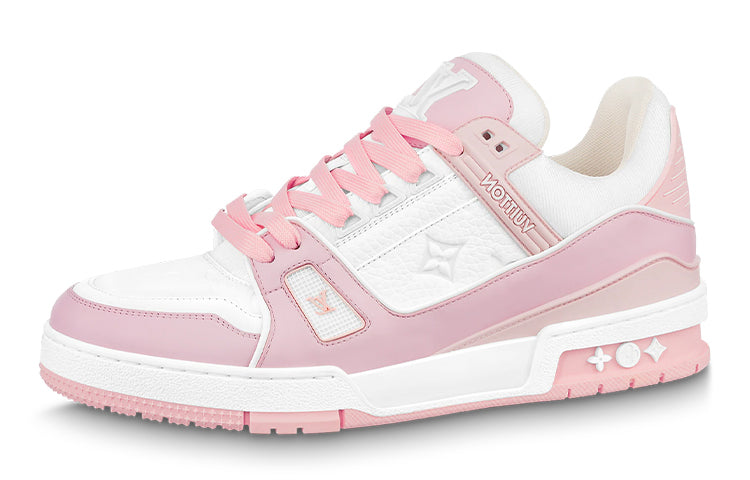 Louis Vuitton Trainer Skate Unisex sneakers, white/light pink