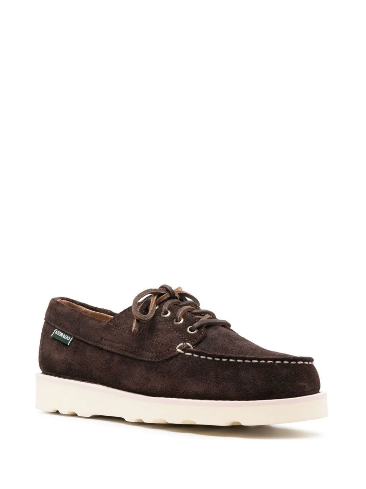 Sebago Lace-Up Topsiders, Brown