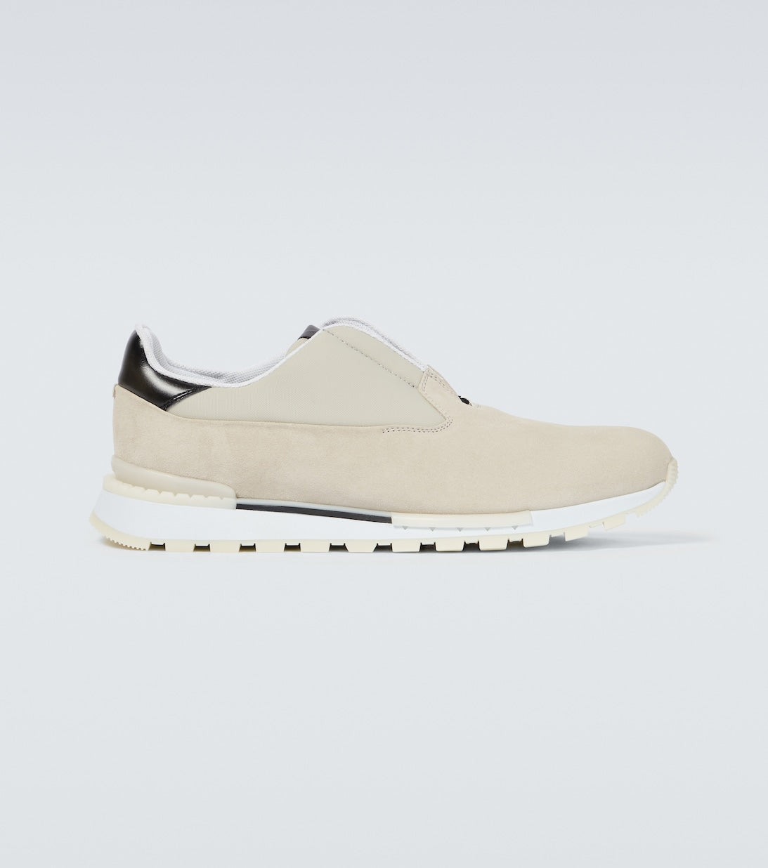 Suede Fast Track Berluti sneakers, white