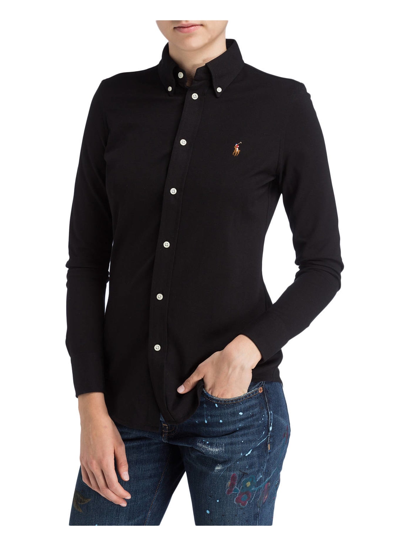 Shirt blouse POLO RALPH LAUREN, black