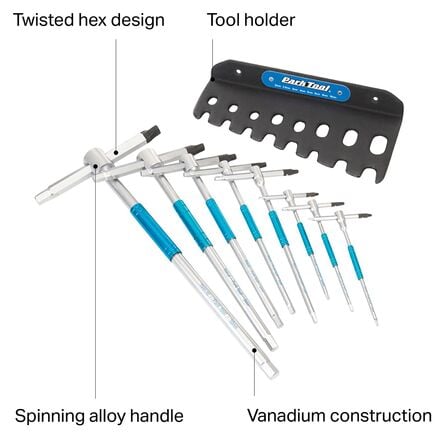 THH-1 Park Tool T-Handle Hex Key Set, One Color