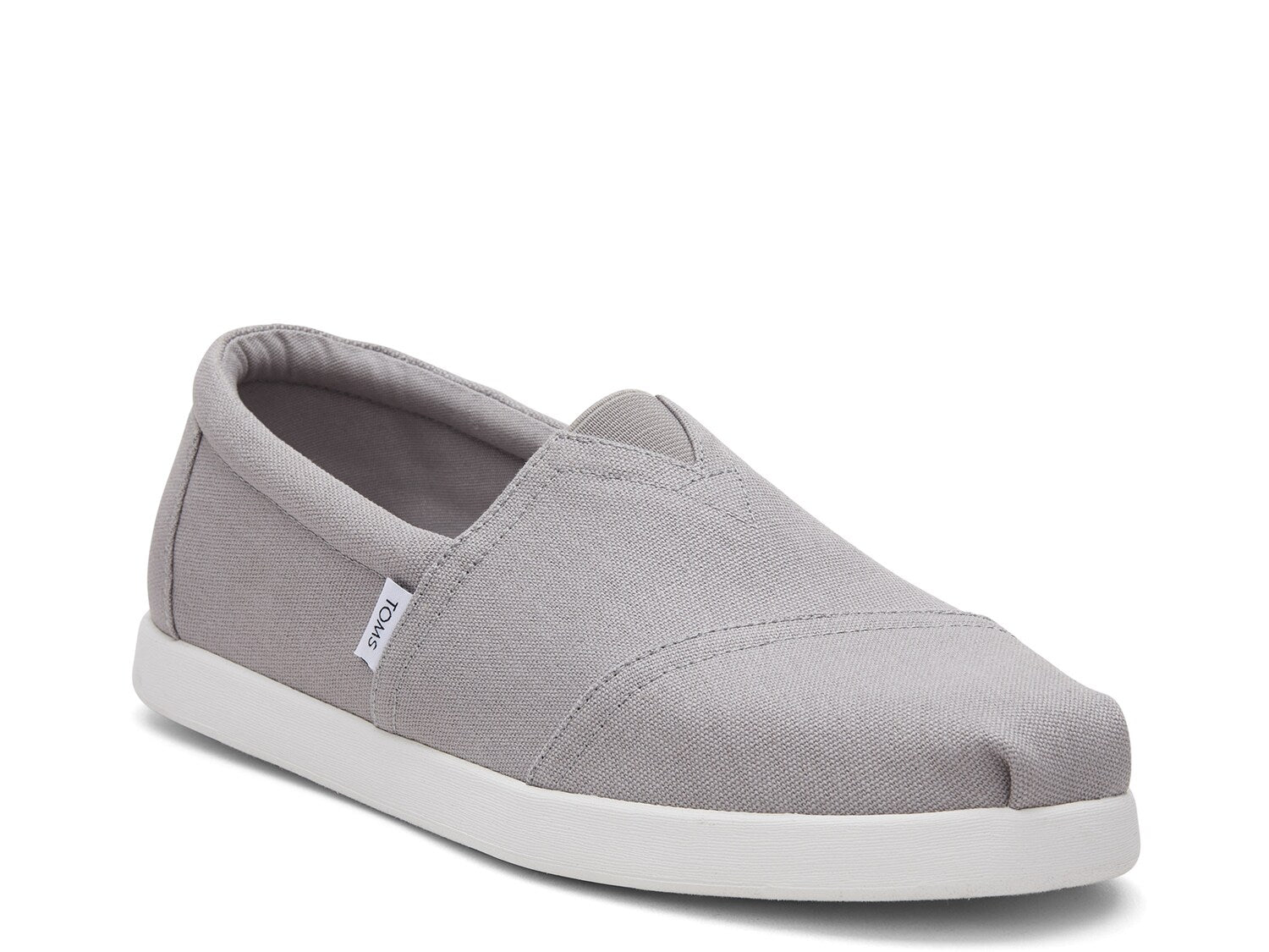 Men's slip-ons Toms Alpargata Espadrille with elastic insert, gray