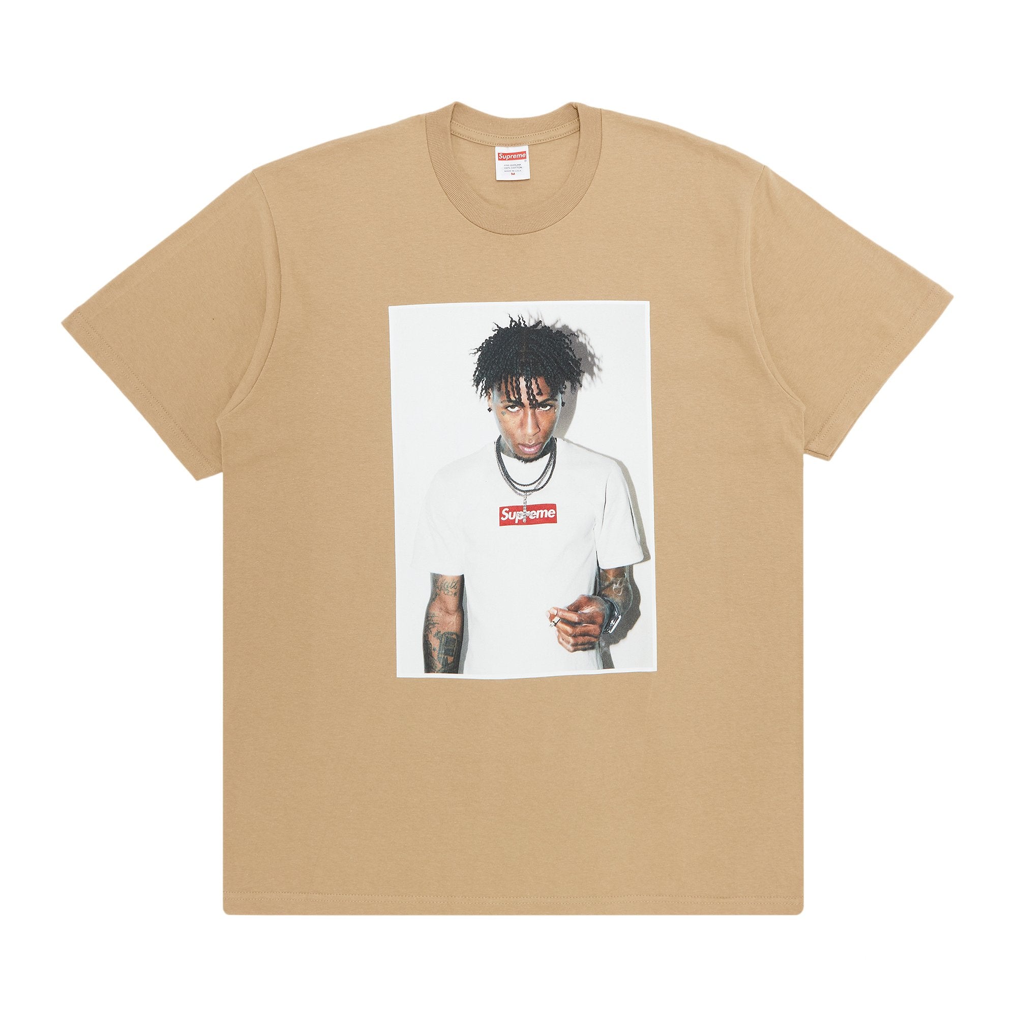 Supreme NBA Youngboy Khaki T-Shirt