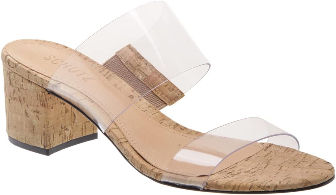 Victorie Schutz sandals, Transparente/Natural