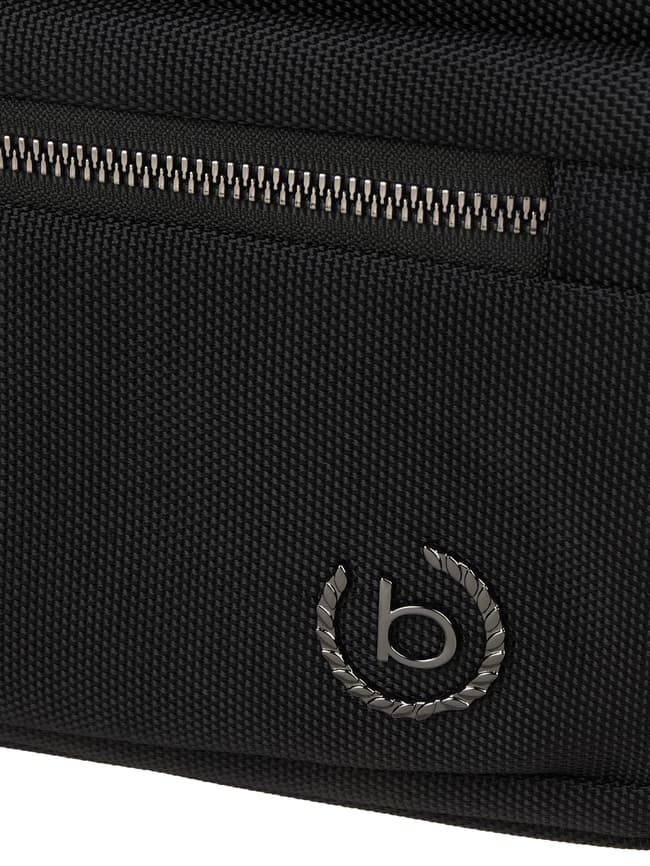 Toy bag with "Nero" bugatti model logo, black