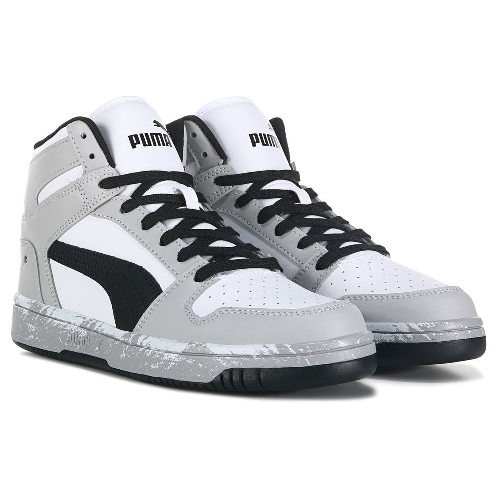 Rebound Layup Puma Men's High Top Sneakers, Gray