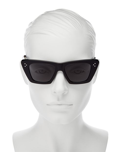 CELINE Cat Eye Sunglasses 51mm Black