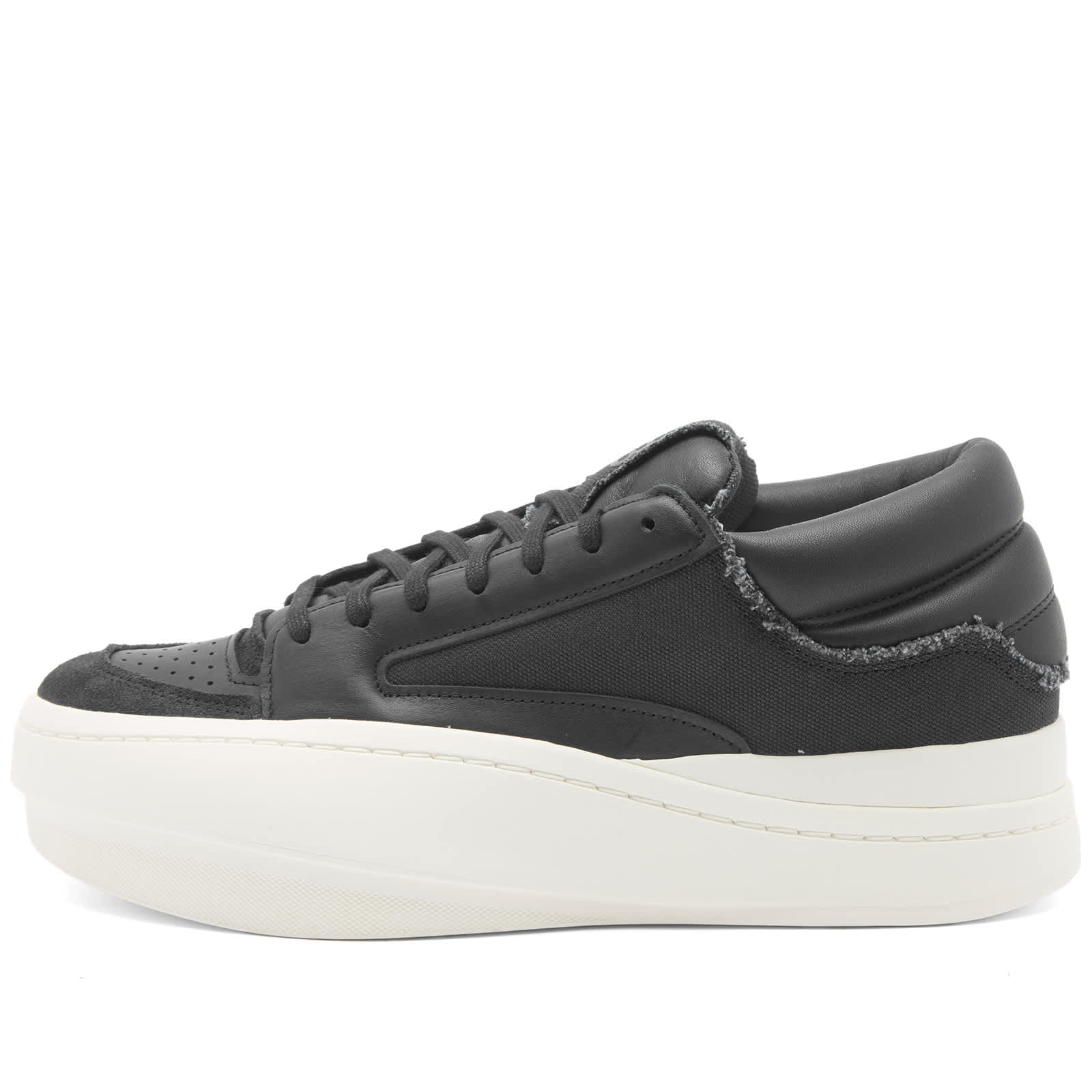 Y-3 Centennial Low Sneakers, Black, Black & Off White