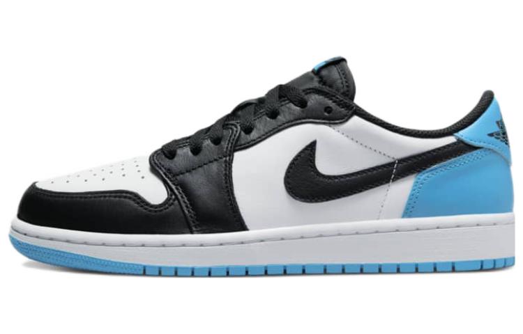 Jordan 1 Low Black Dark Powder Blue Toe (Women)