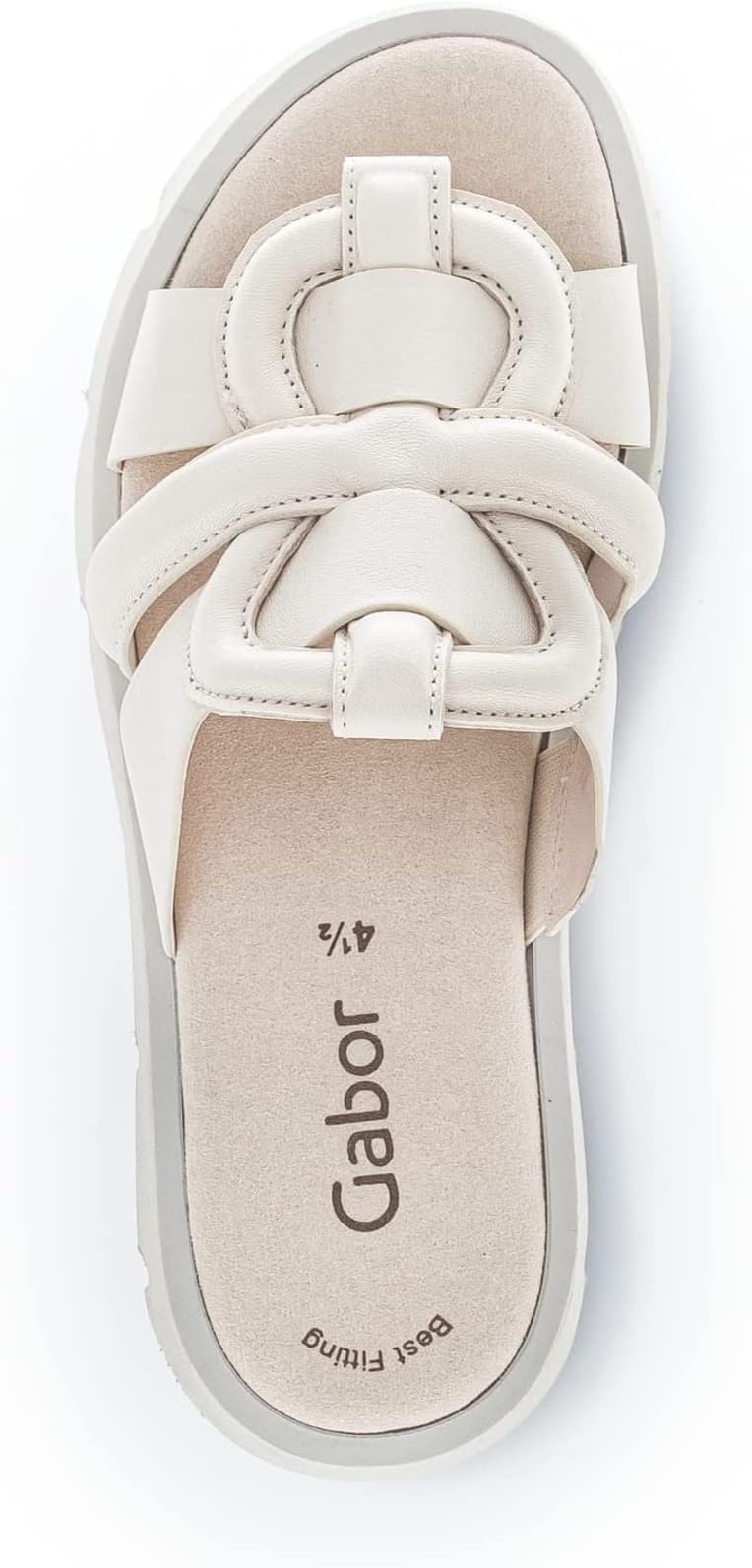 Flat sandals Gabor 24.751 Gabor, color Panna