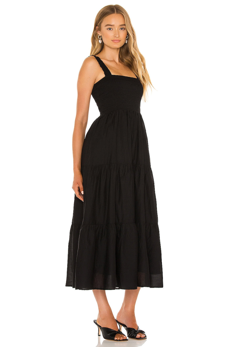 Seafolly Faithful midi dress, black