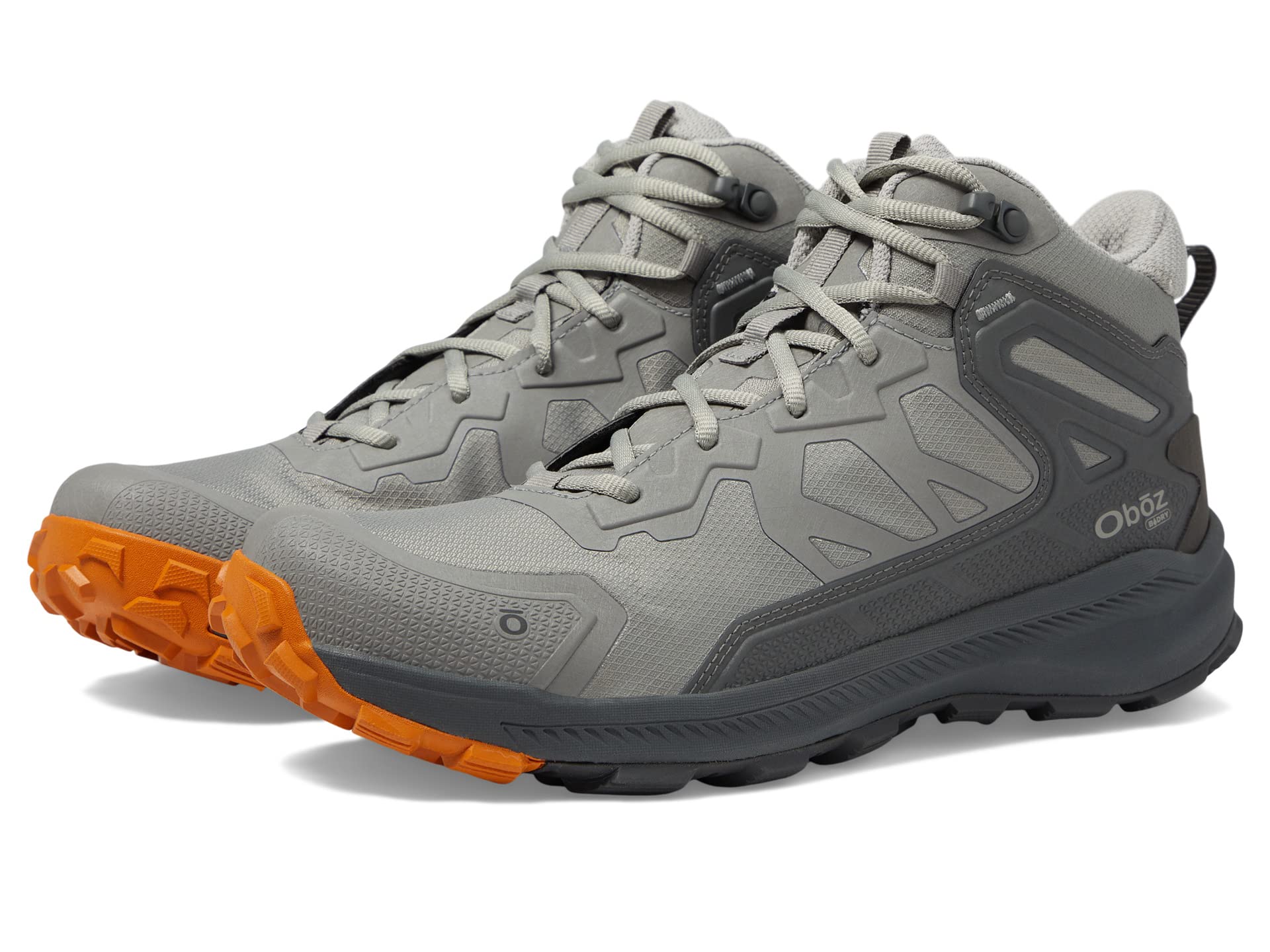 Oboz Katabatic Mid B-Dry trekking sneakers, gray