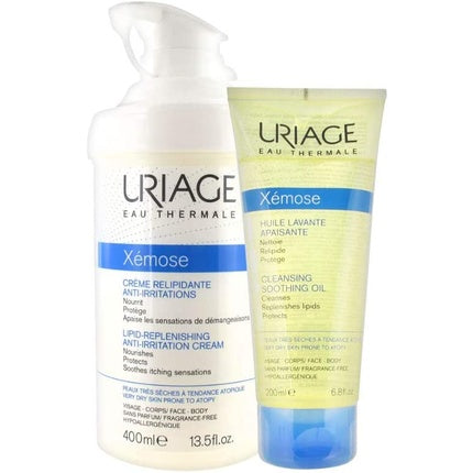 Xemose Anti-irritation cream and cleansing oil, Uriage