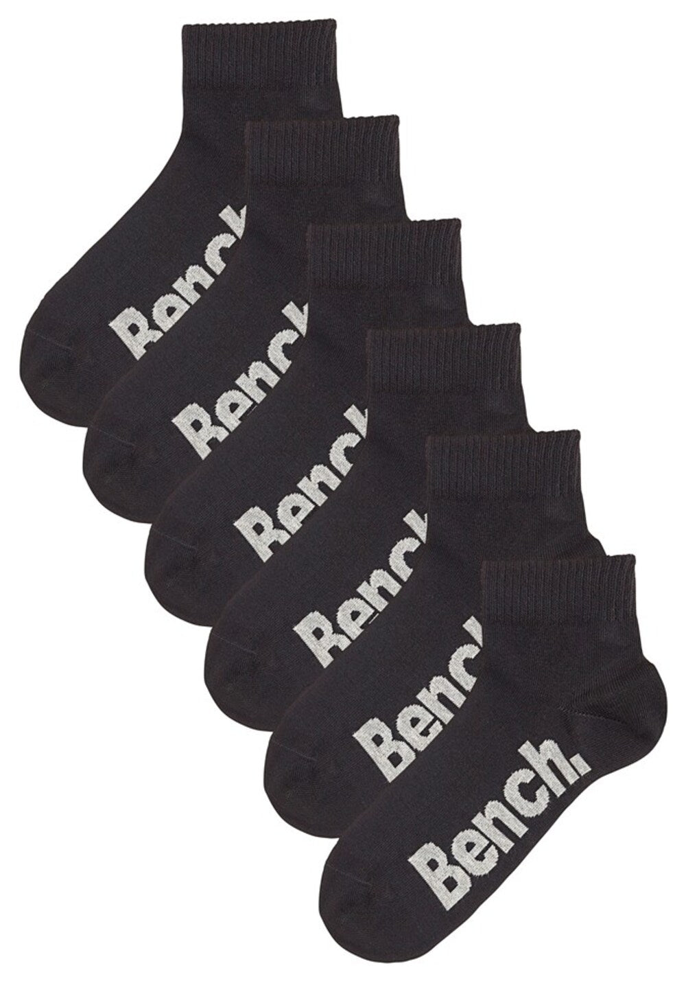 Bench ankle socks, black