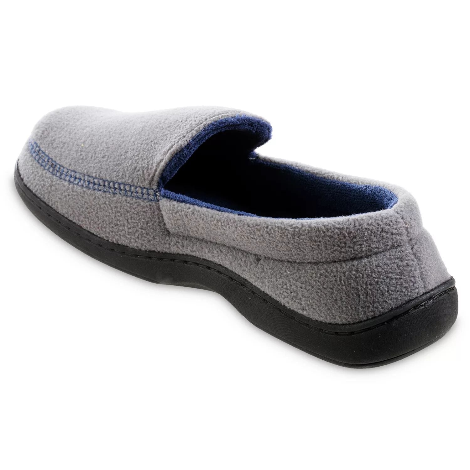 Isotoner Men's moccasins made from Roman recycled fleece