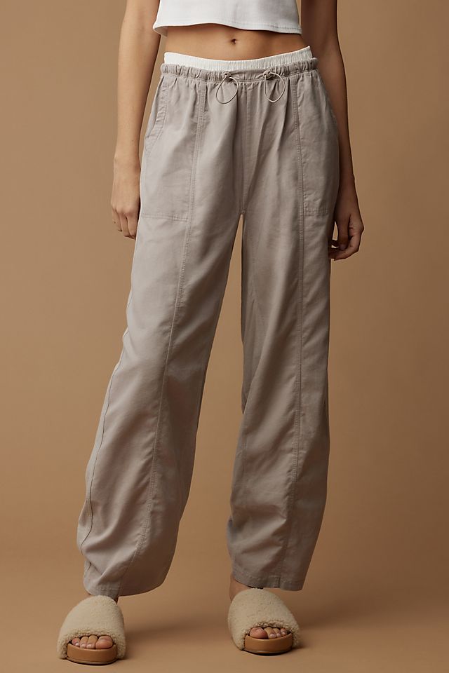 Anthropologie Daily Practice Ankle Pants, Light Sand