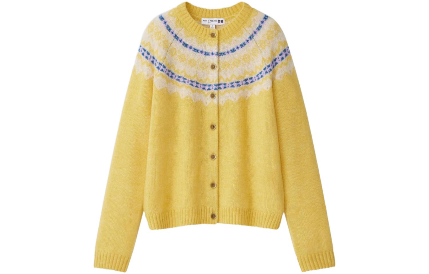 Women's knitwear yellow Uniqlo