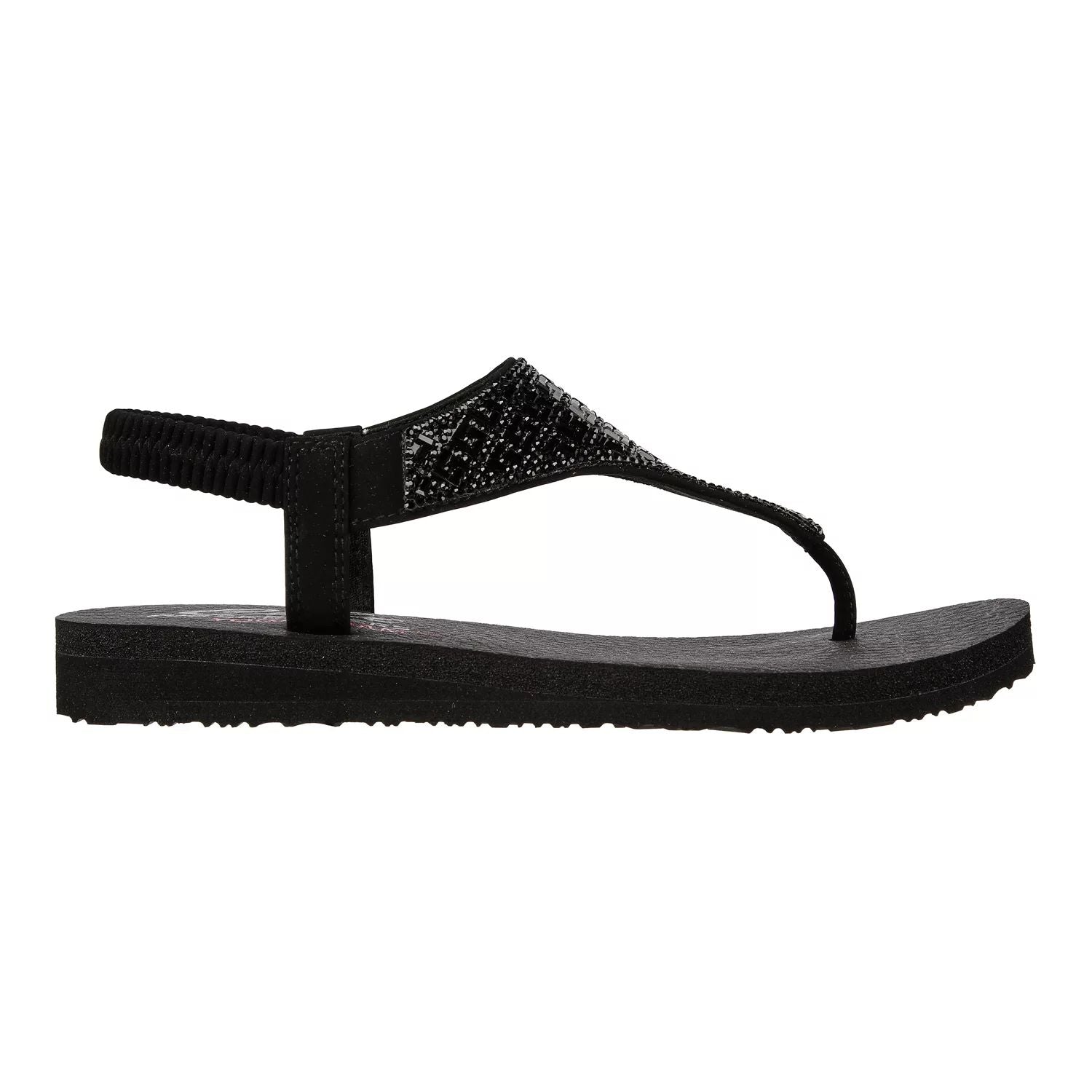 Skechers Women's Open Toe Sandals Cali Meditation Sweet Rock Skechers Black