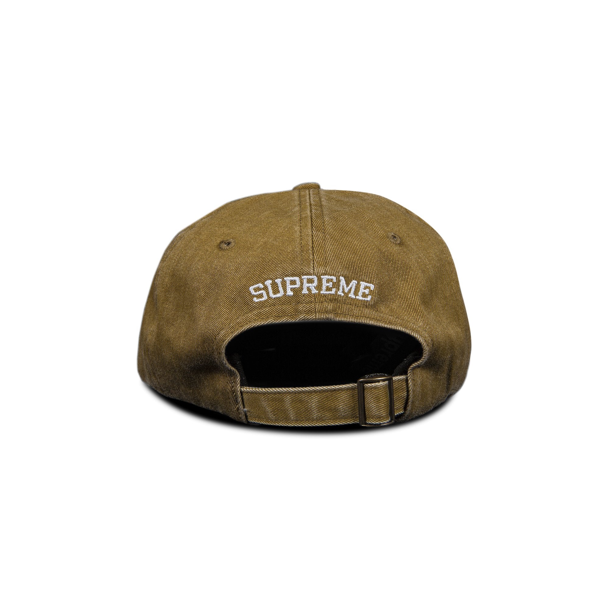 Supreme Pigment Print S 6 Panel Logo Tan