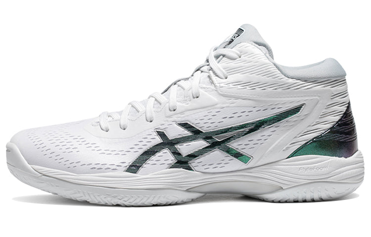 حذاء Asics Gelhoop V14 "أبيض منشوري، أخضر"