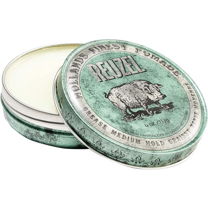 Hair wax Green Grease medium hold Pomade for men 113G, Reuzel